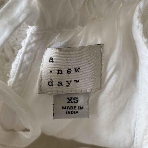 A New Day White Crochet Sleeveless White Dress XS - Picture 11 of 14